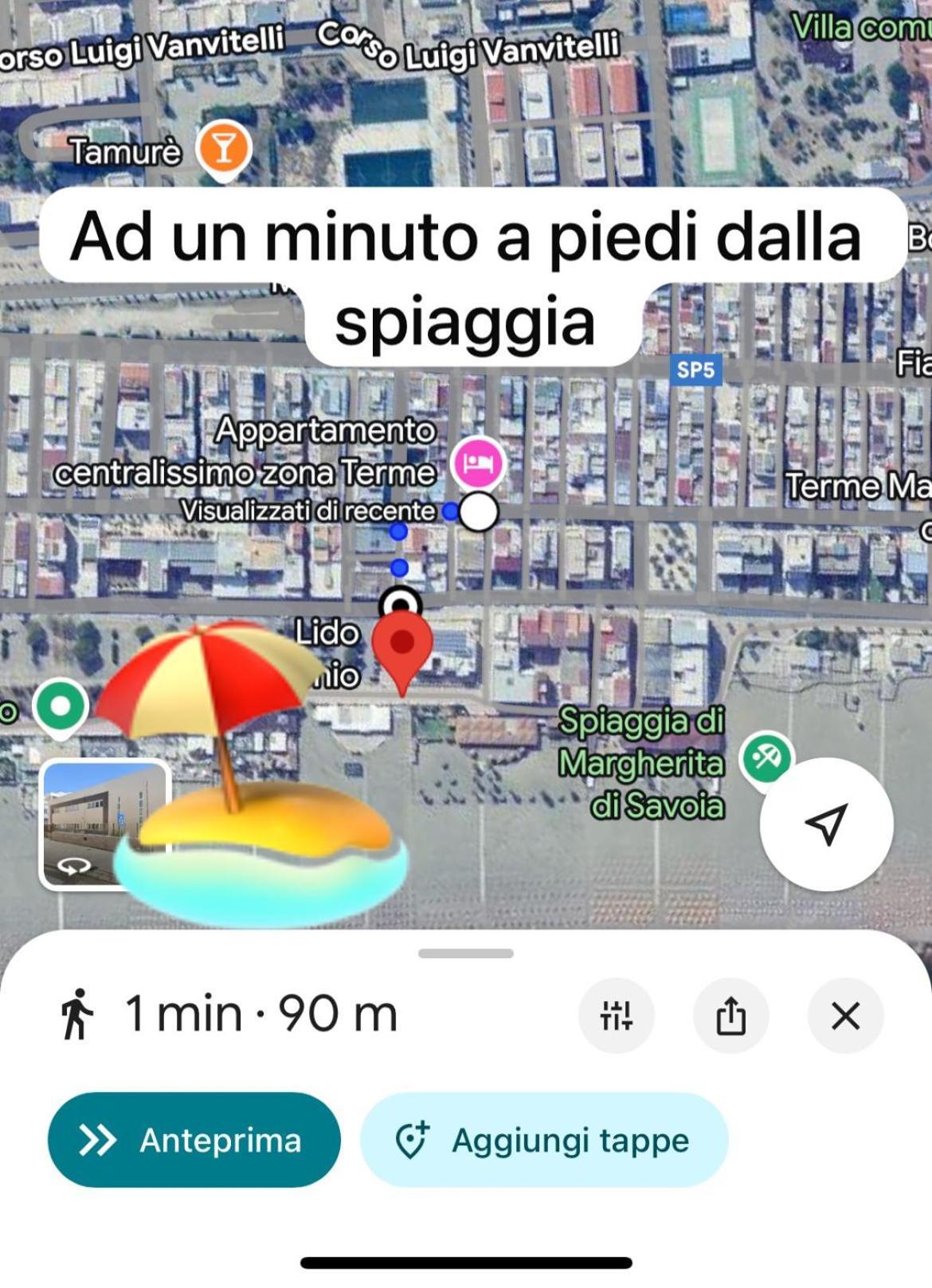Appartamento Centralissimo Zona Terme 마르게리타디사보이아 외부 사진